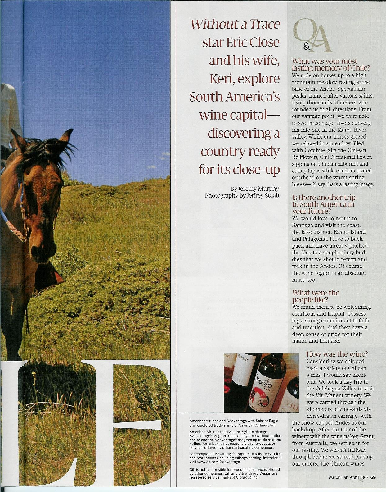 American Airlines - Destination Chile - Page 2
Keywords: candid_media;